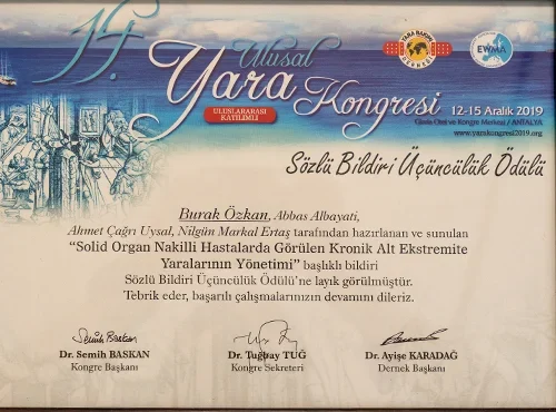 14. Ulusal Yara Kongresi 2019