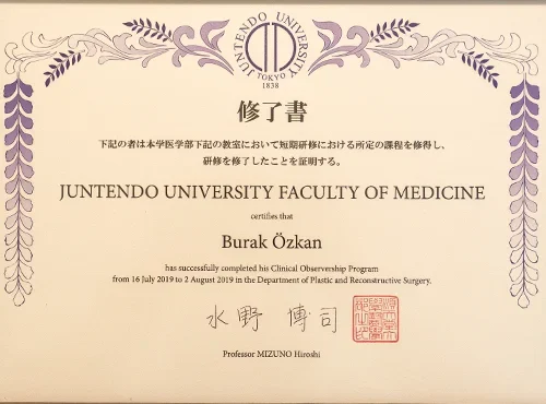 JUNTENDO UNIVERSITY FACULTY OF MEDICINE 2019